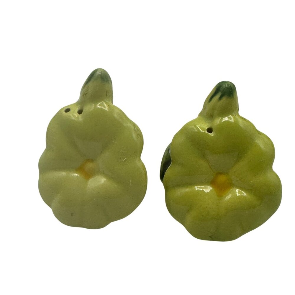 Vintage Sylvans Salt & Pepper Shakers Yellow Flowers Ceramic Collectible